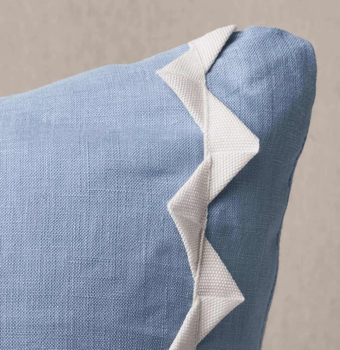 Lazare  Chambray Blue Pillow