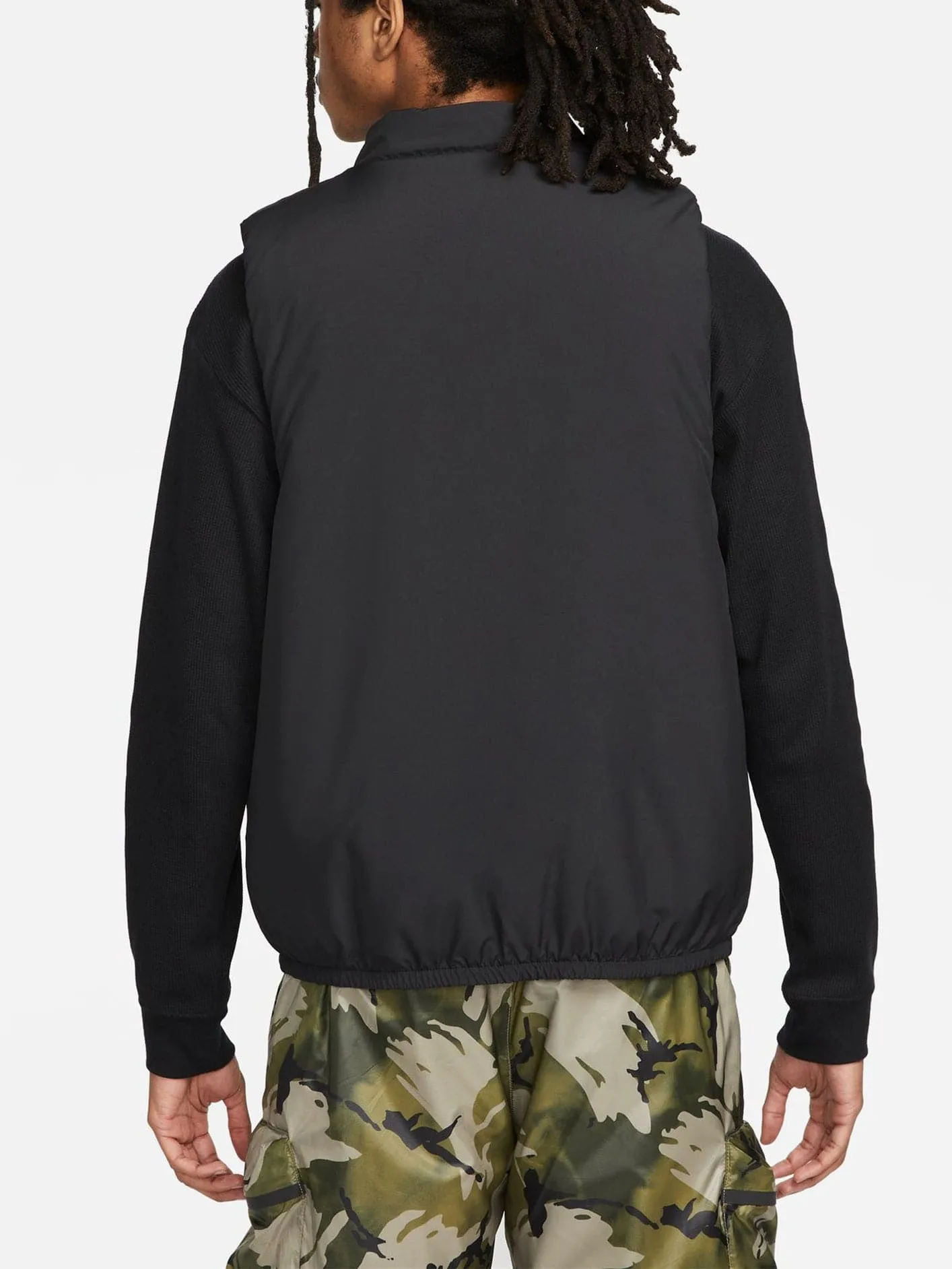 Life Woven Insulated Military Vest - Black