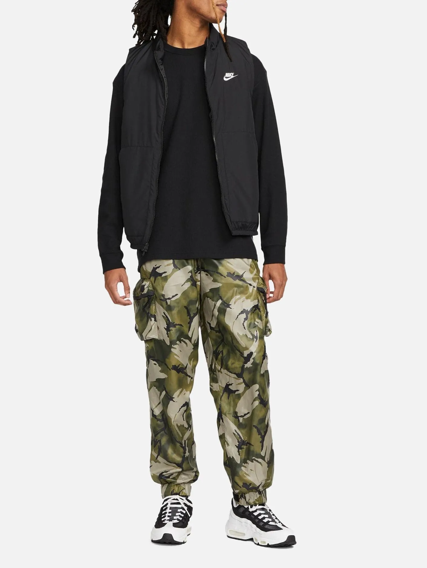 Life Woven Insulated Military Vest - Black