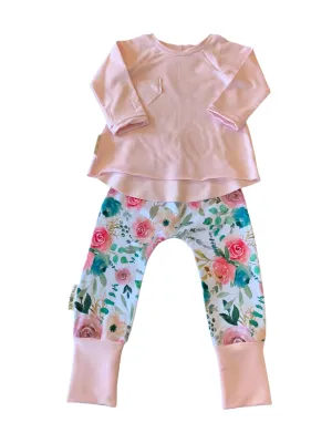 Light Pink Bamboo Hi-Lo Tee