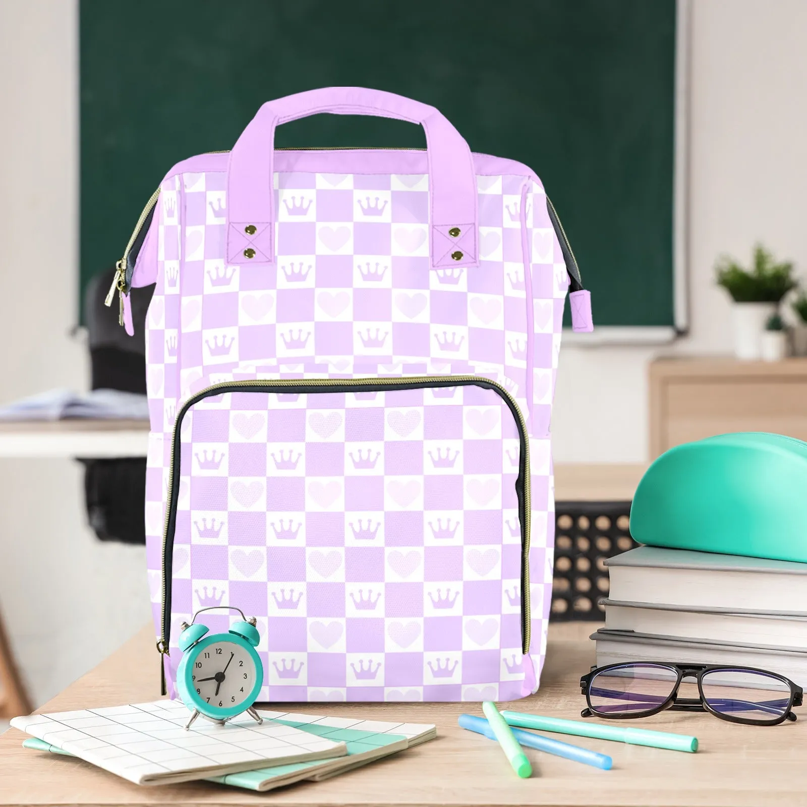 Lilac Love Large Diaper Bag