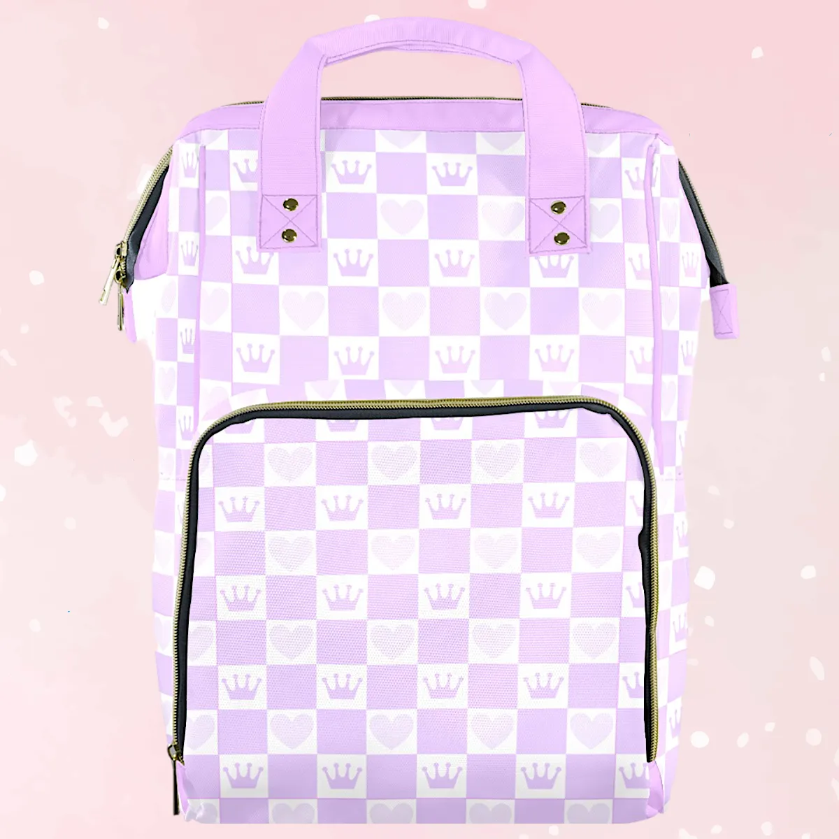 Lilac Love Large Diaper Bag