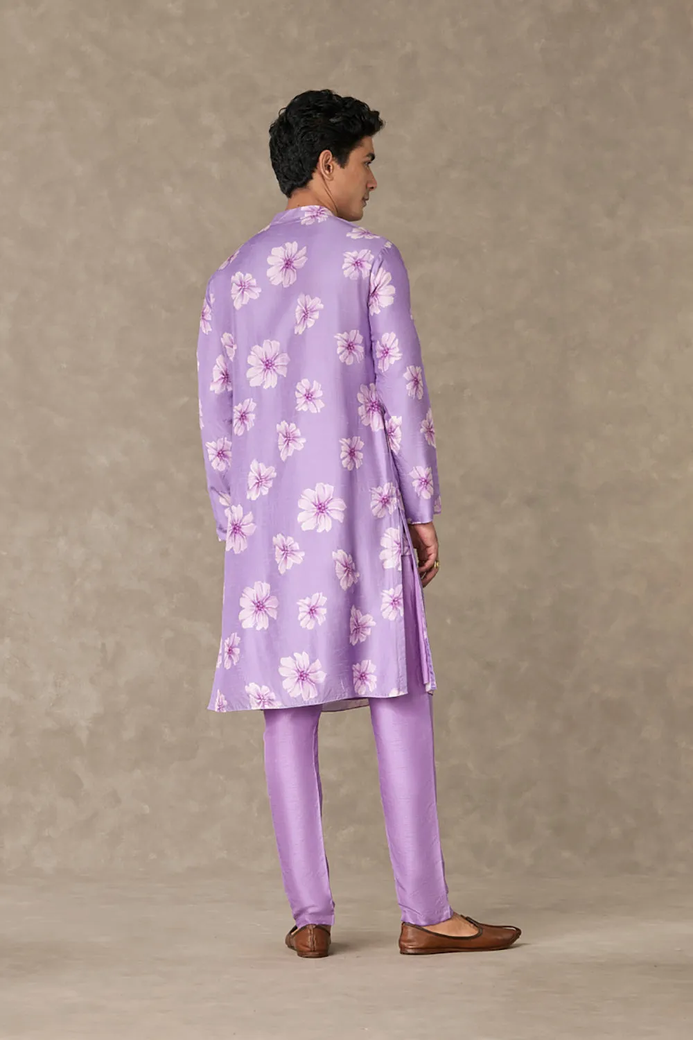 Lilac Parijat Kurta Sets
