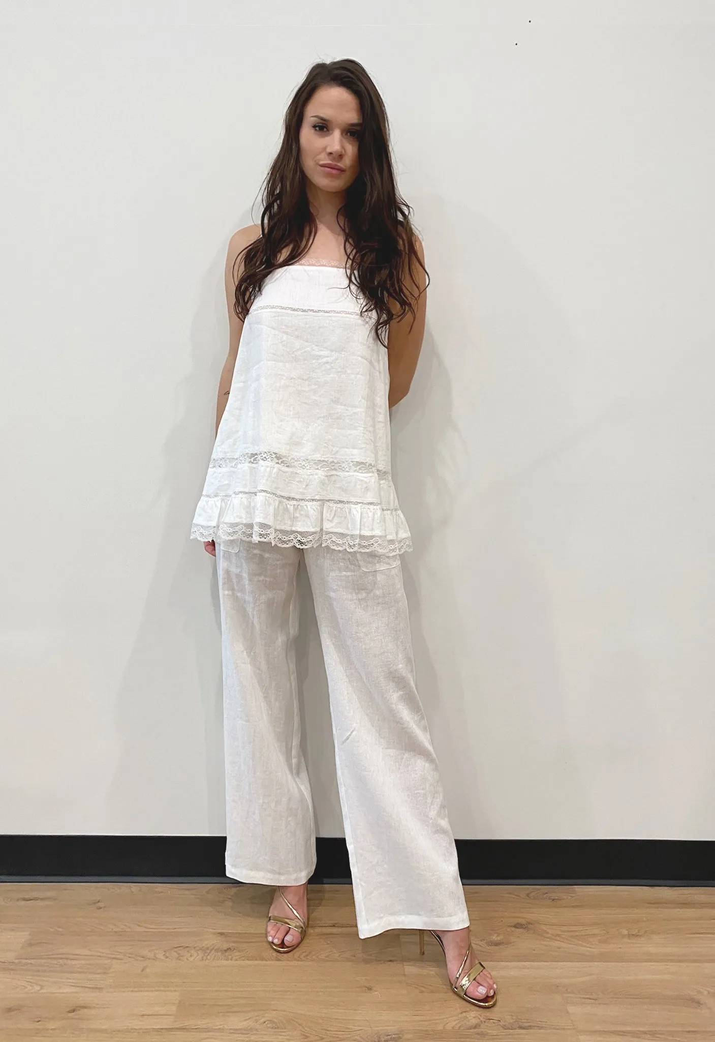 Lili Linen Babydoll Cami