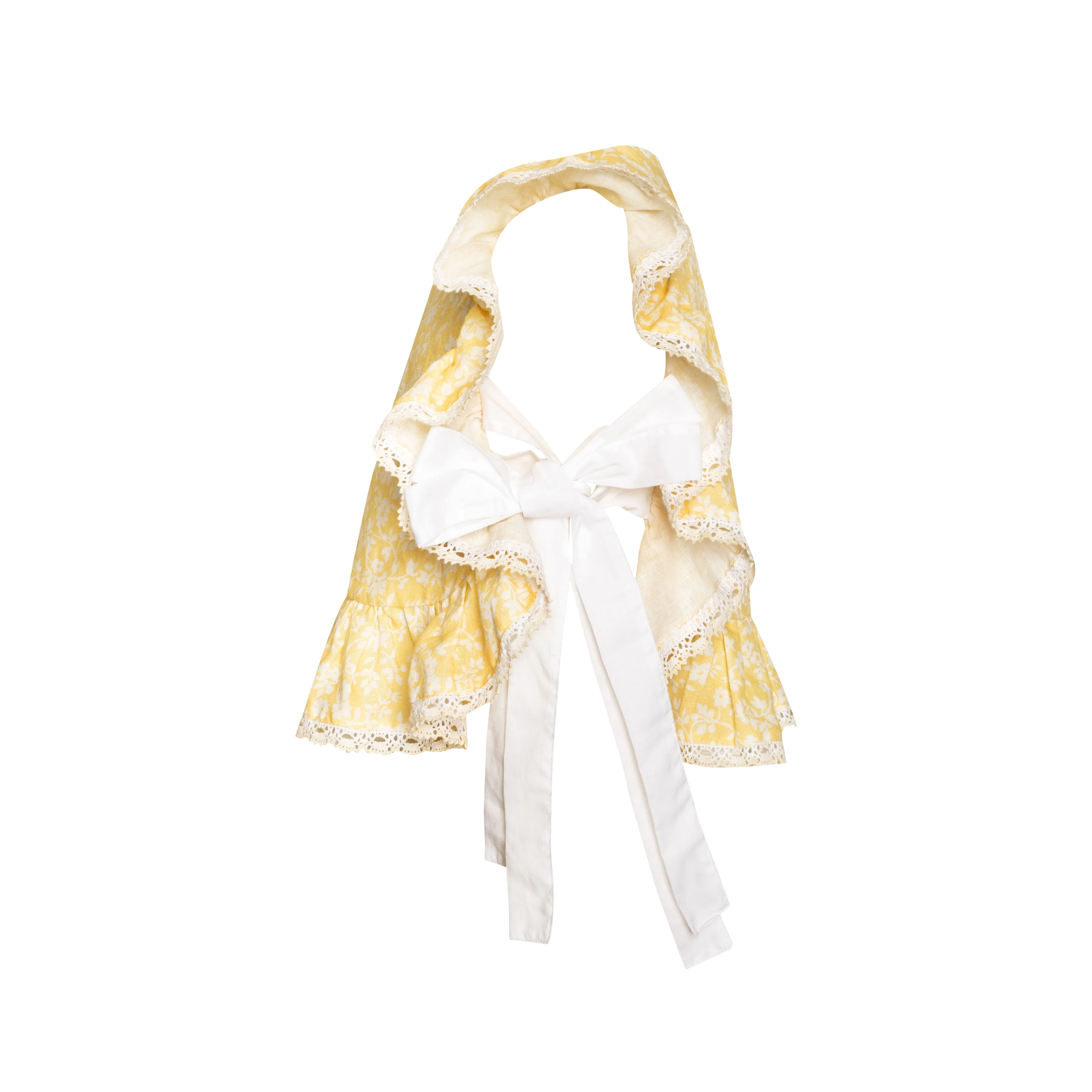Linen-blend Top Mimi, Yellow