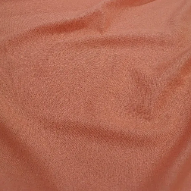 Linen Cotton Blend, Tangerine