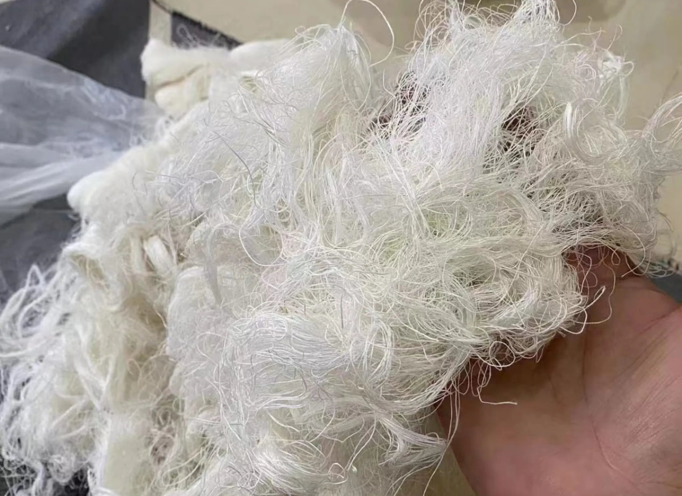 Linen Fiber Waste - Undyed