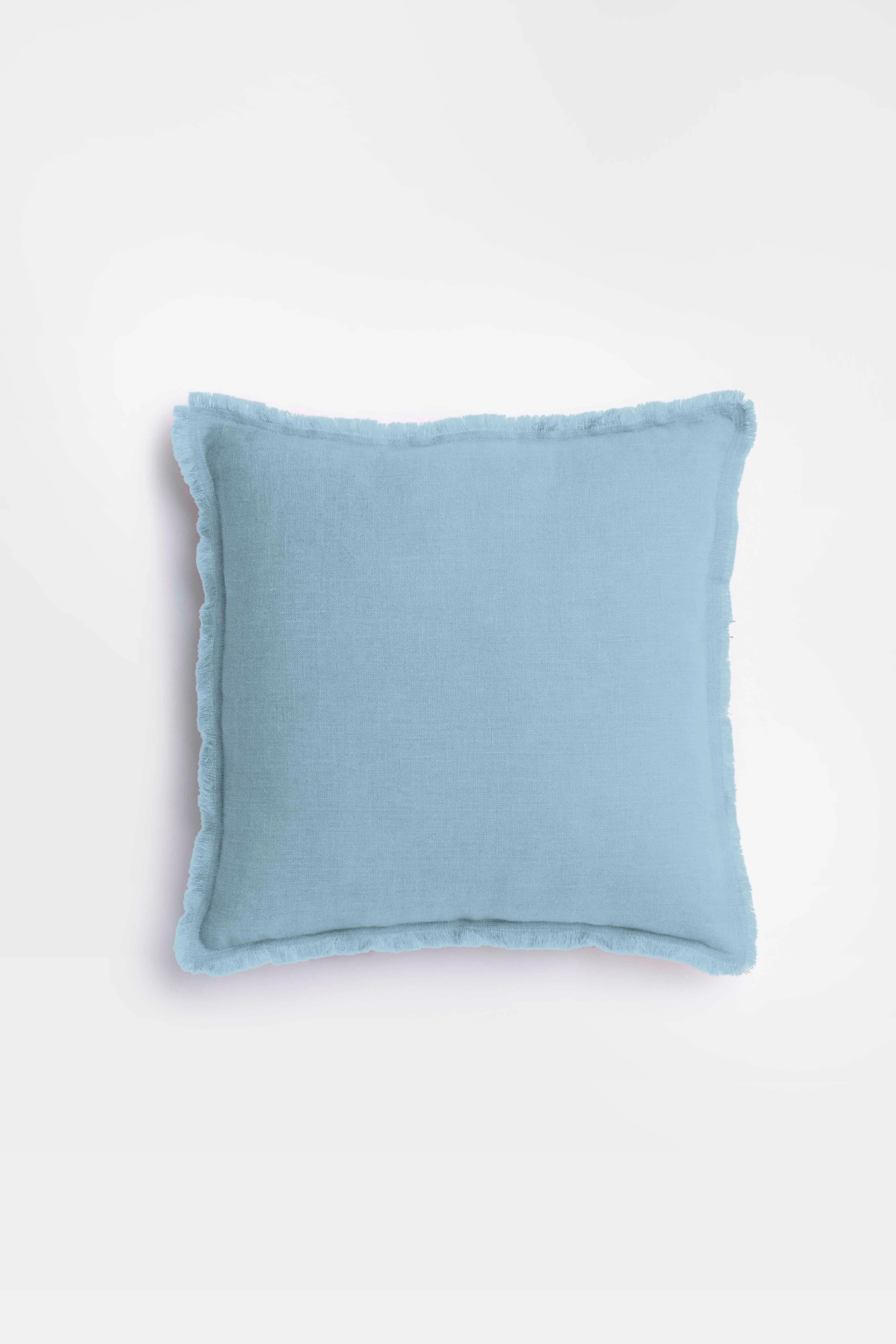 Linen Fringe Me Good Cushion Cover-Charcoal Grey