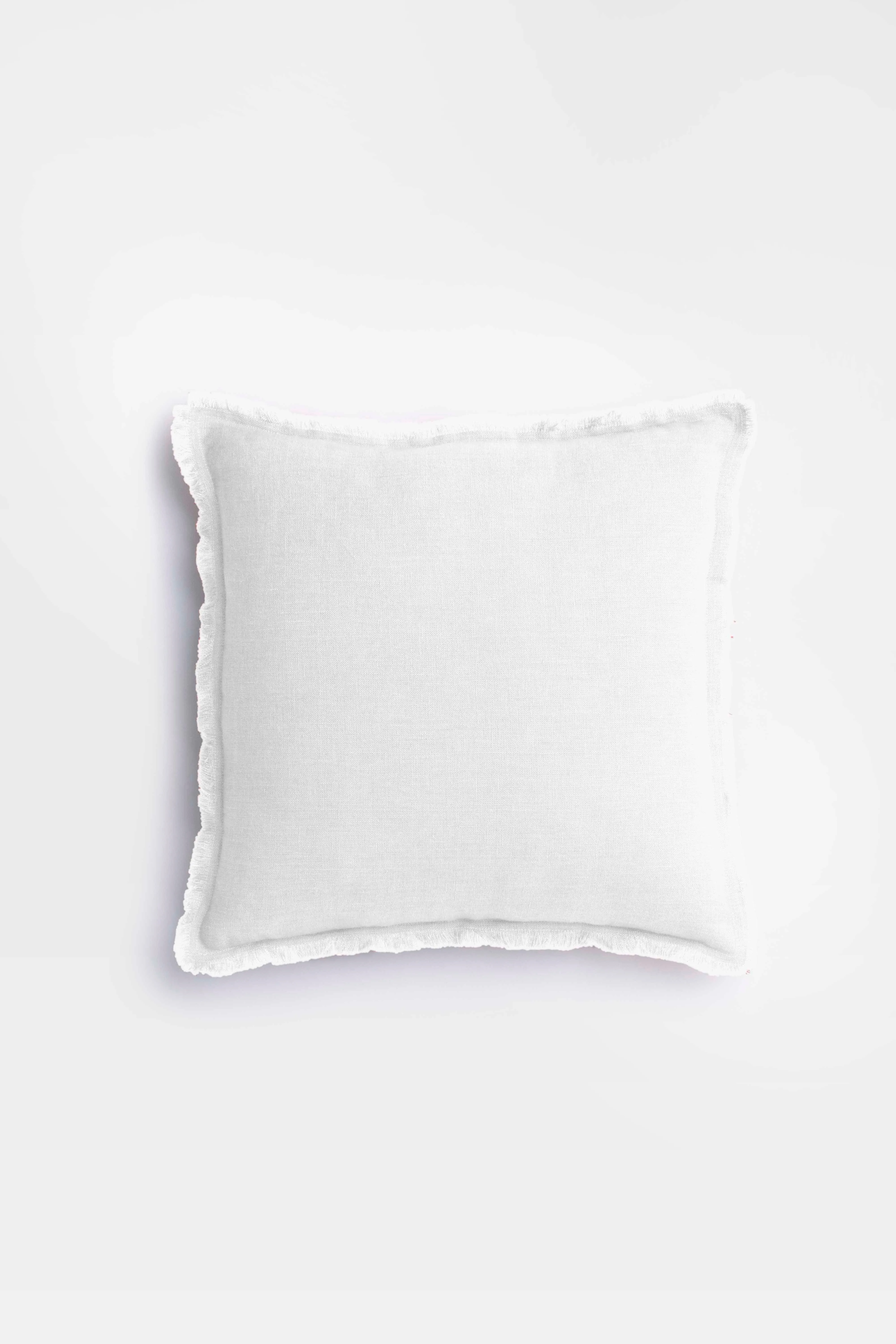 Linen Fringe Me Good Cushion Cover-Dusty Gold