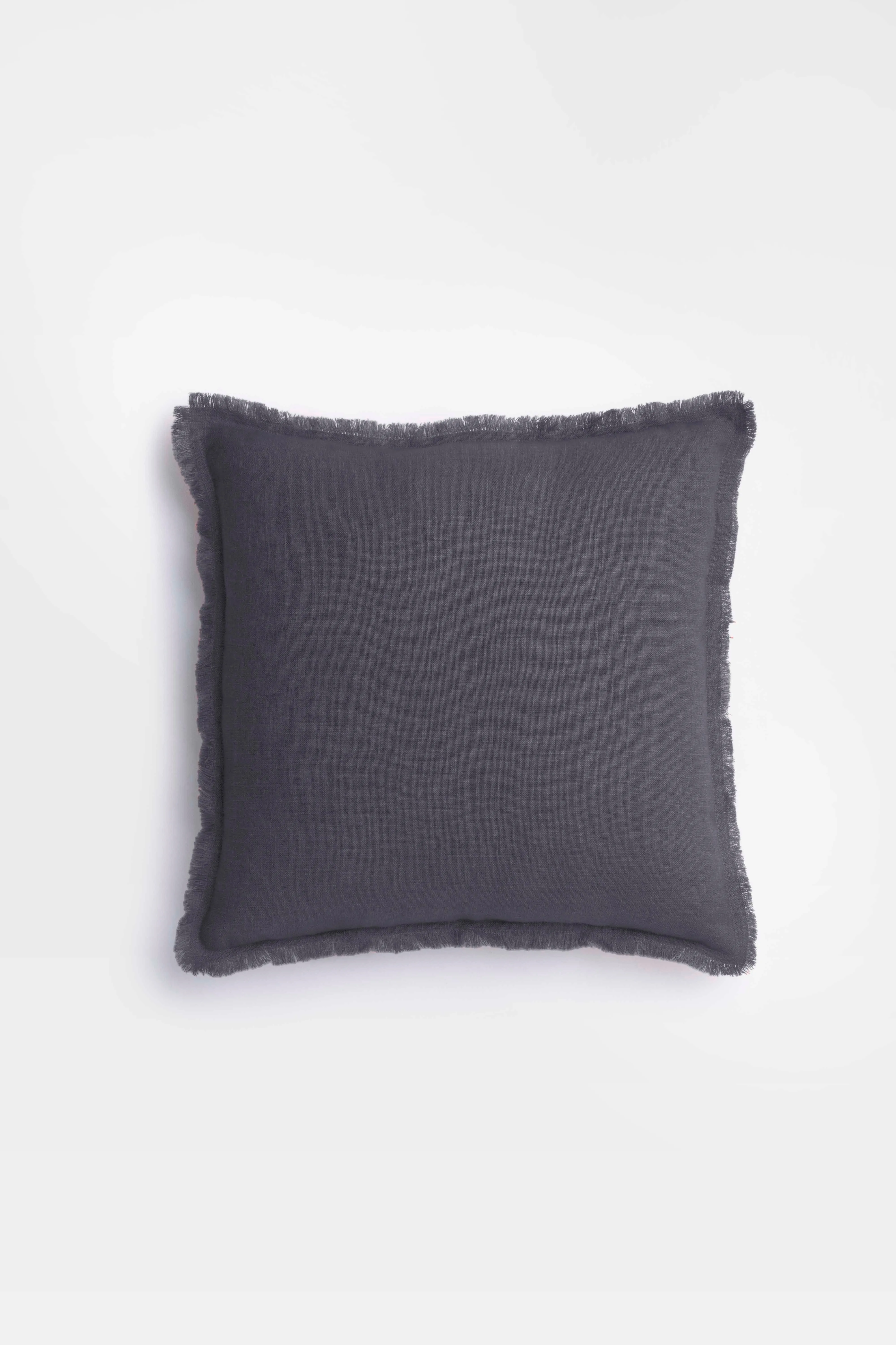 Linen Fringe Me Good Cushion Cover-Dusty Gold