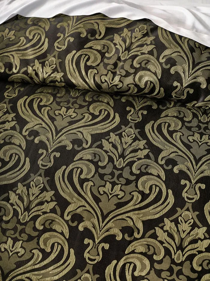 Linen House Black Theodora Duvet Cover Set