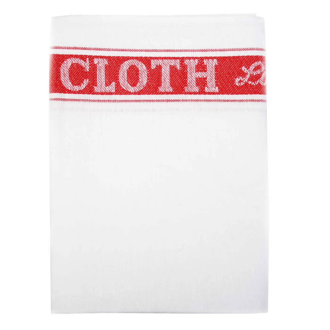 Linen Union Glass Cloth Red