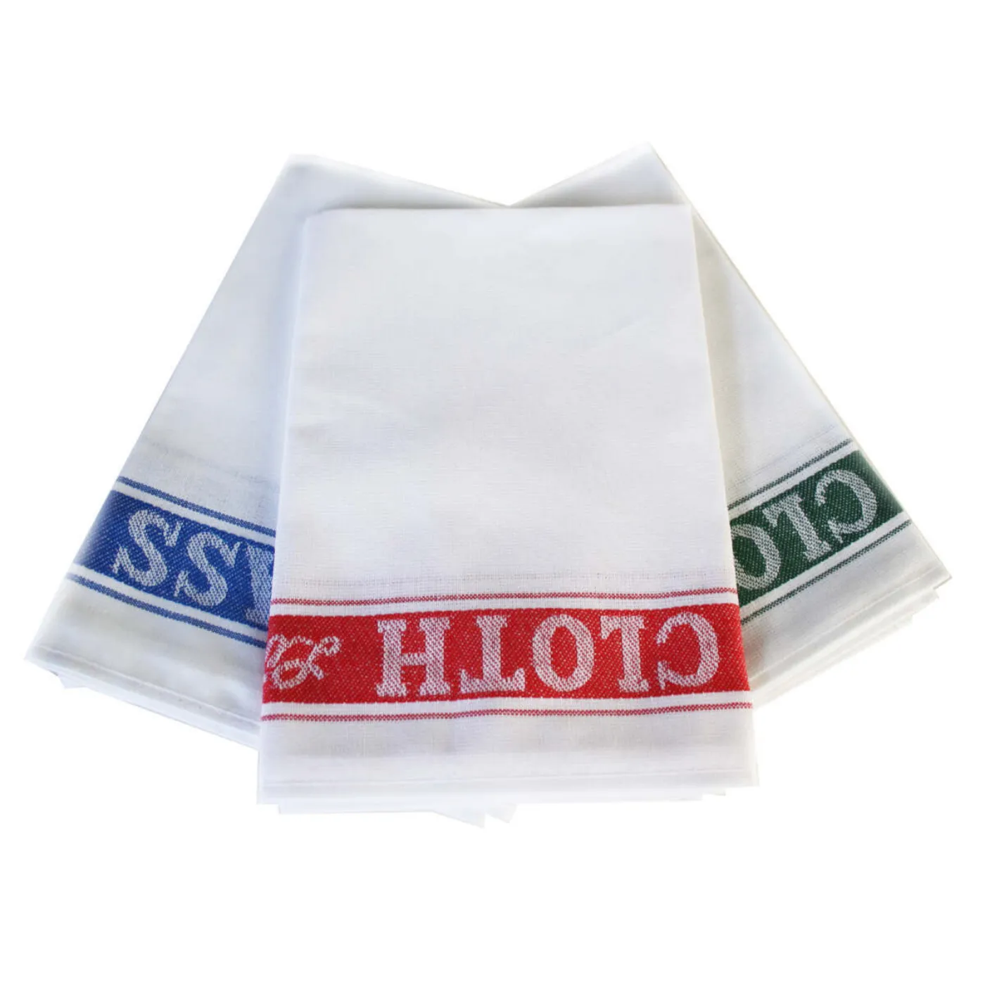 Linen Union Glass Cloth Red
