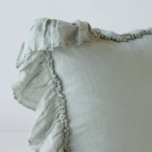 Linen Whisper Deluxe Sham - Eucalyptus