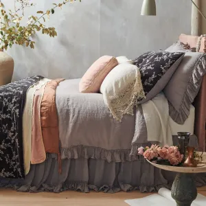 Linen Whisper Duvet Cover - Moonlight - King