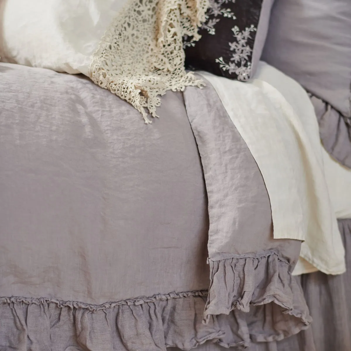 Linen Whisper Duvet Cover - Moonlight - King