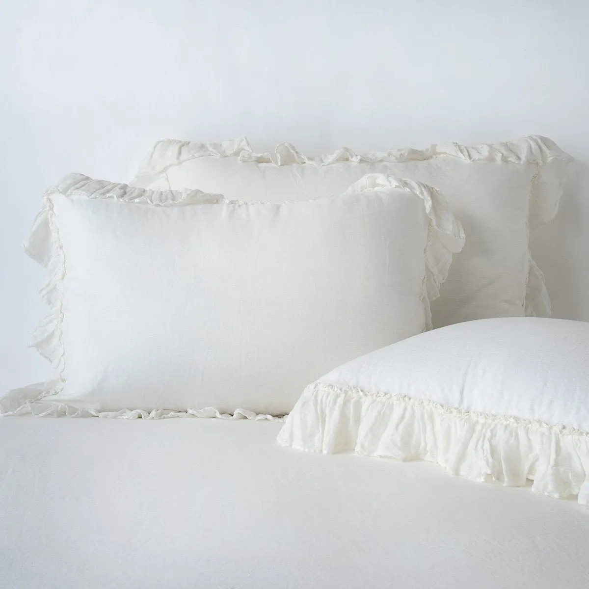 Linen Whisper Euro Sham - Winter White