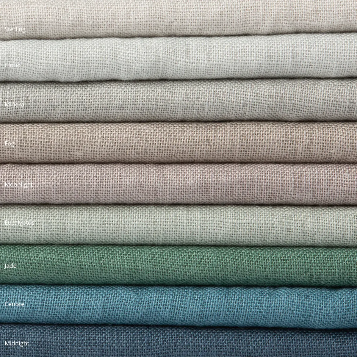 Linen Whisper Guest Towel - Sterling