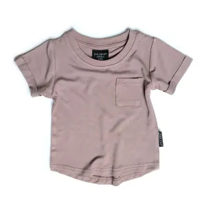 Little Bipsy Pocket Tee - Dusty Plum