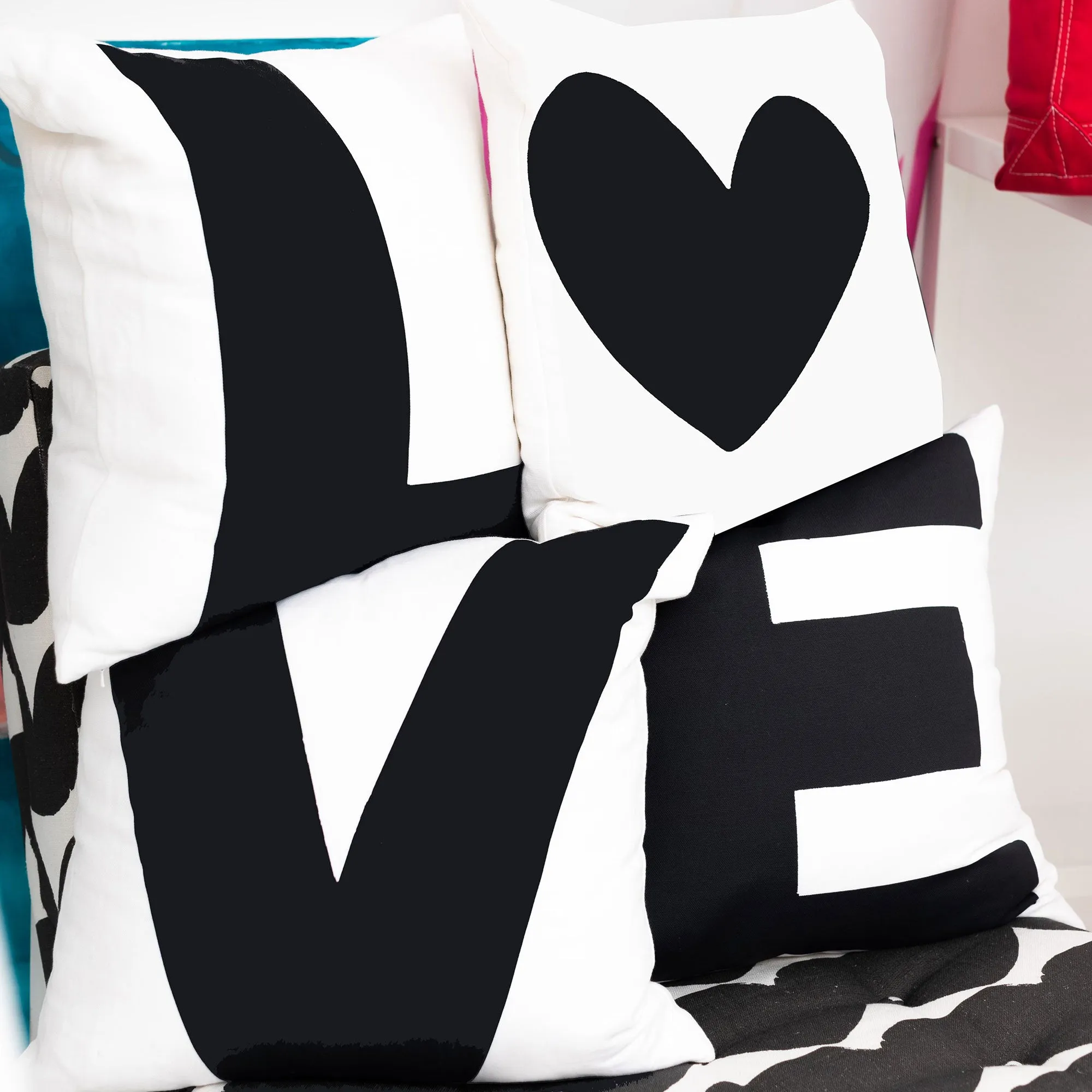 Love X Two Pillow Set Set of 4