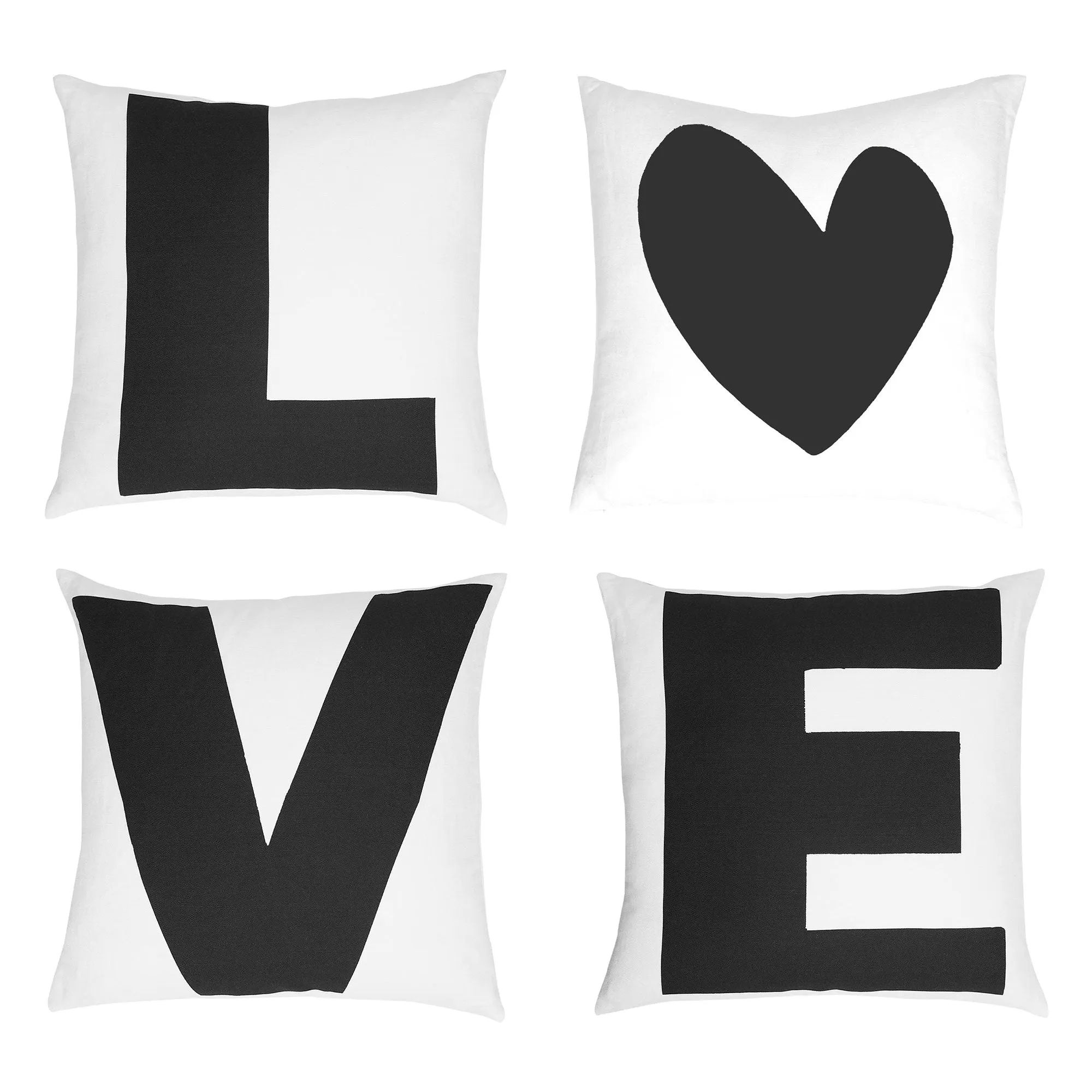 Love X Two Pillow Set Set of 4