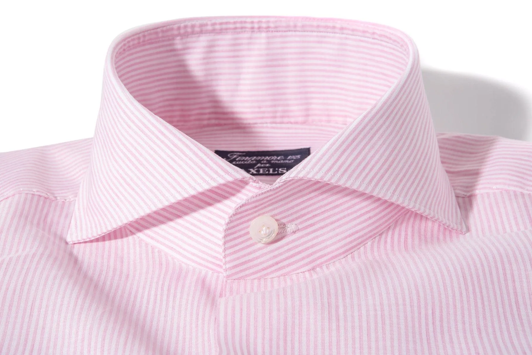 Lutung Cotton Linen Stripe In Pink