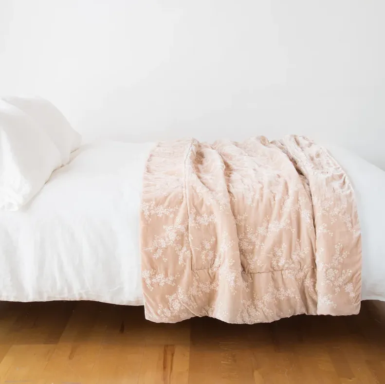 Lynette Throw Blanket - Pearl