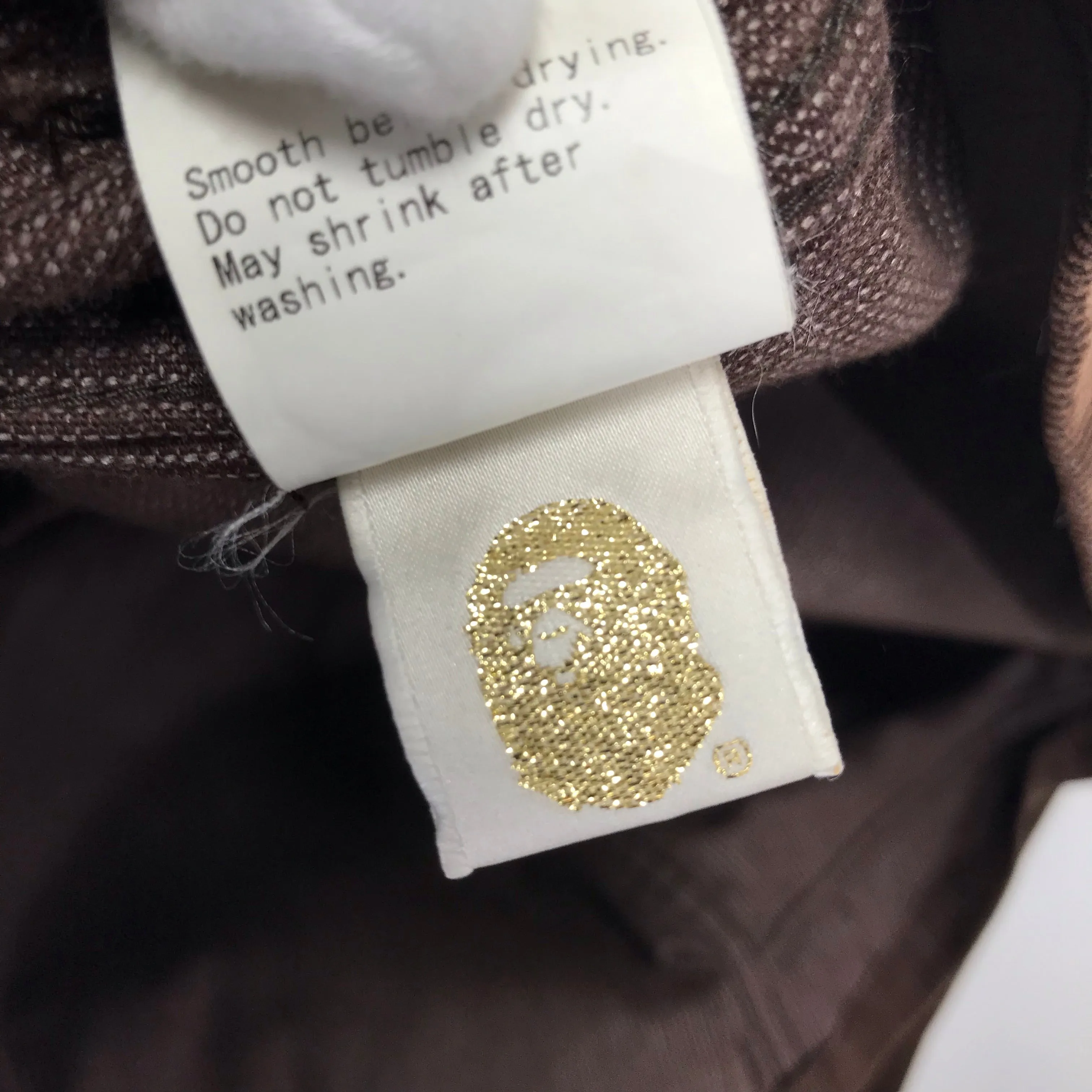 [M] A Bathing Ape Bape General Made Corduroy Jacket Brown