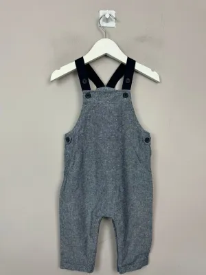 Mamas & Papas Blue Dungarees 9-12m