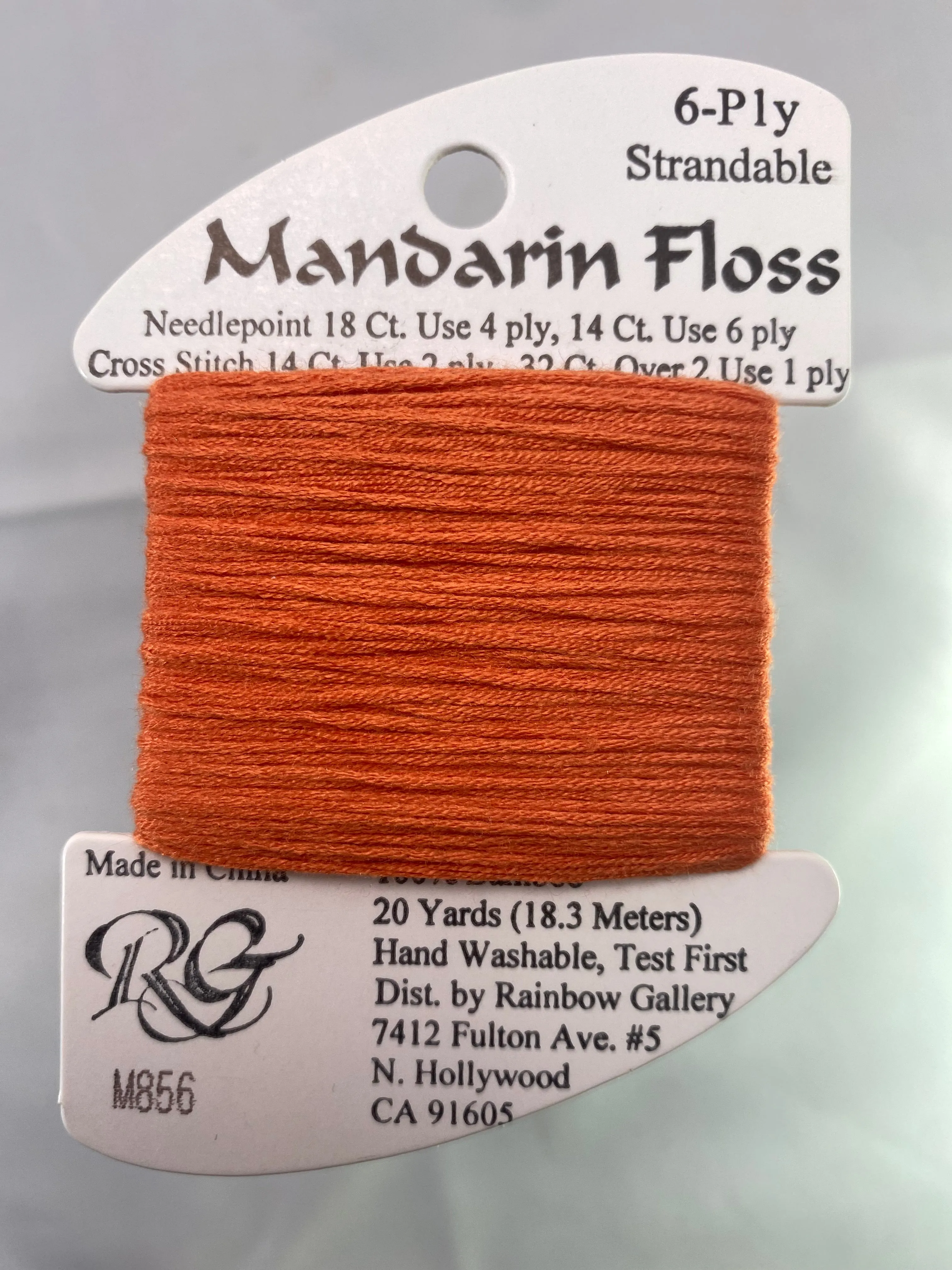 Mandarin Floss- Reds, Yellows, Oranges, Browns