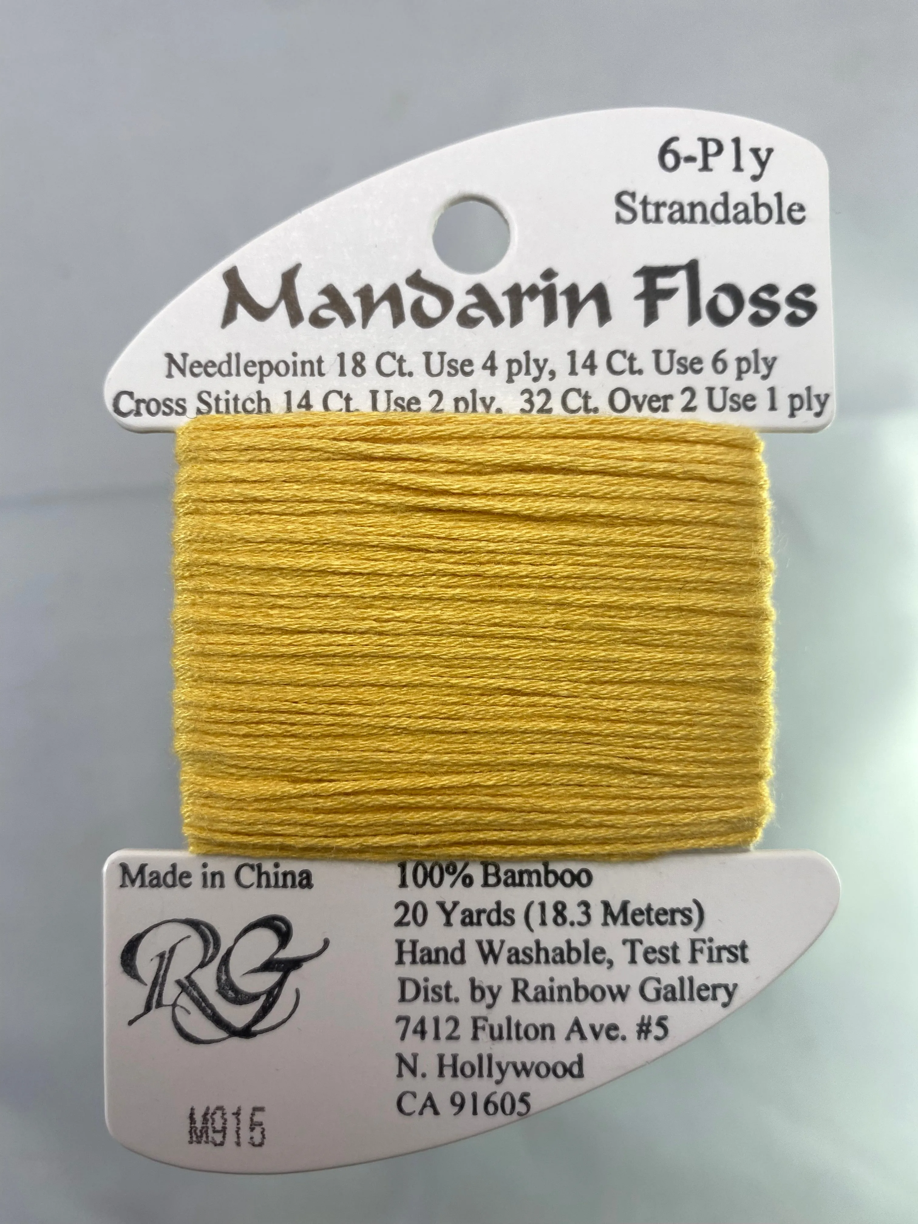 Mandarin Floss- Reds, Yellows, Oranges, Browns