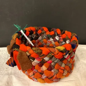 Medium Basket - Rust/Earth Tones - no handles
