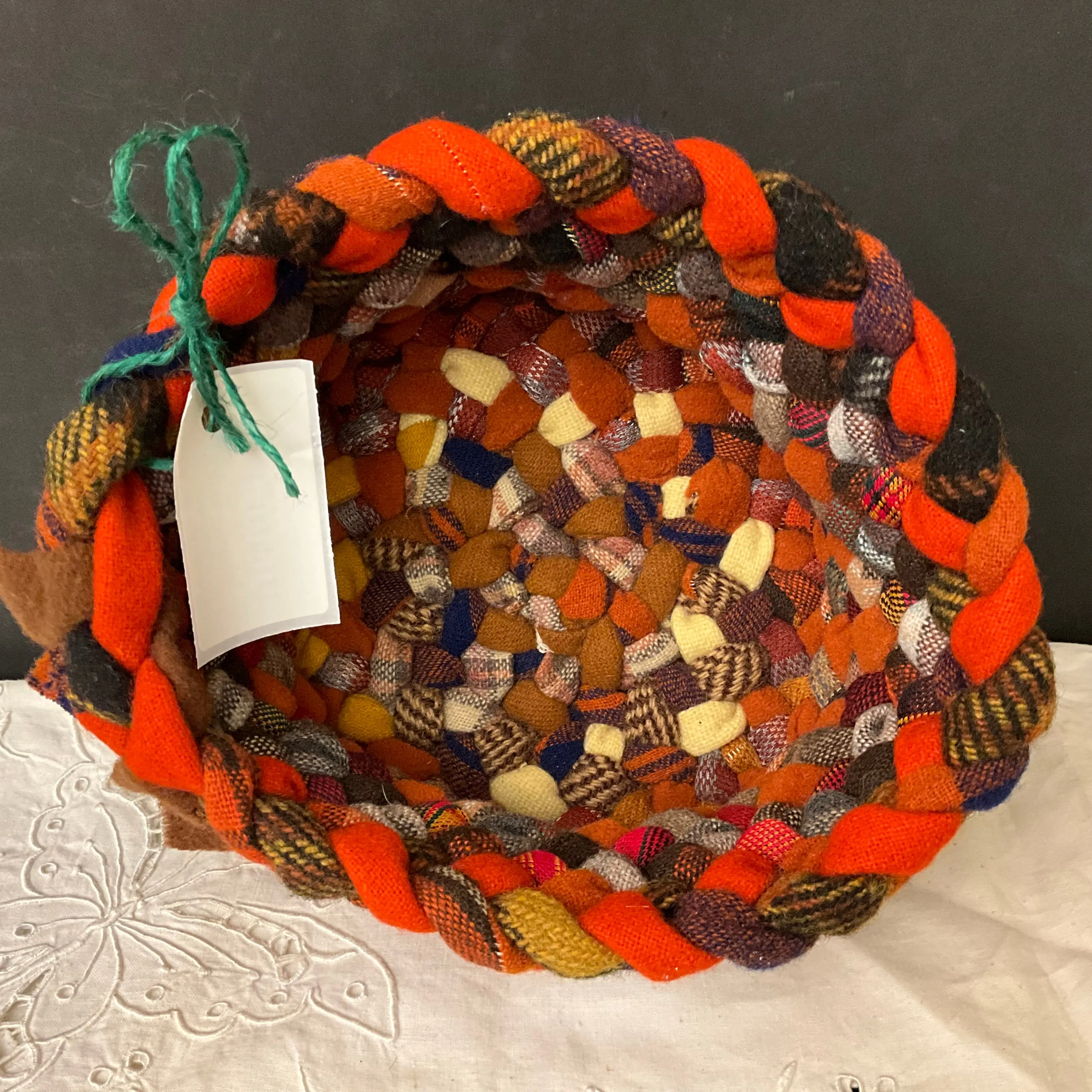 Medium Basket - Rust/Earth Tones - no handles