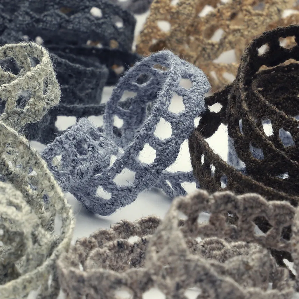 Melange Torchon Lace #129 Navy