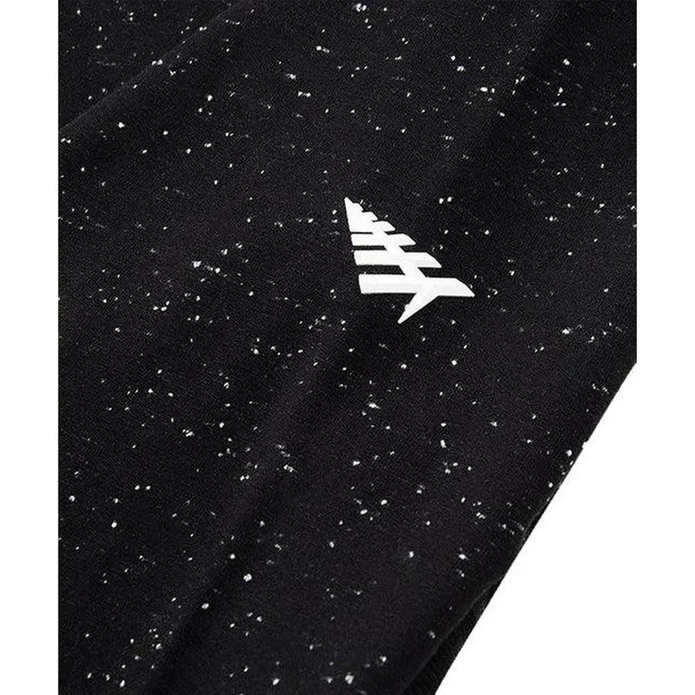 Men's Speckled Planes Hoodie, BLACK