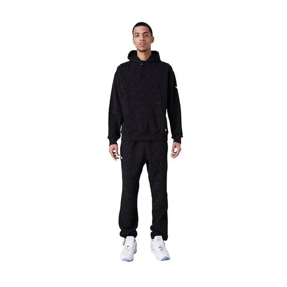 Men's Speckled Planes Hoodie, BLACK