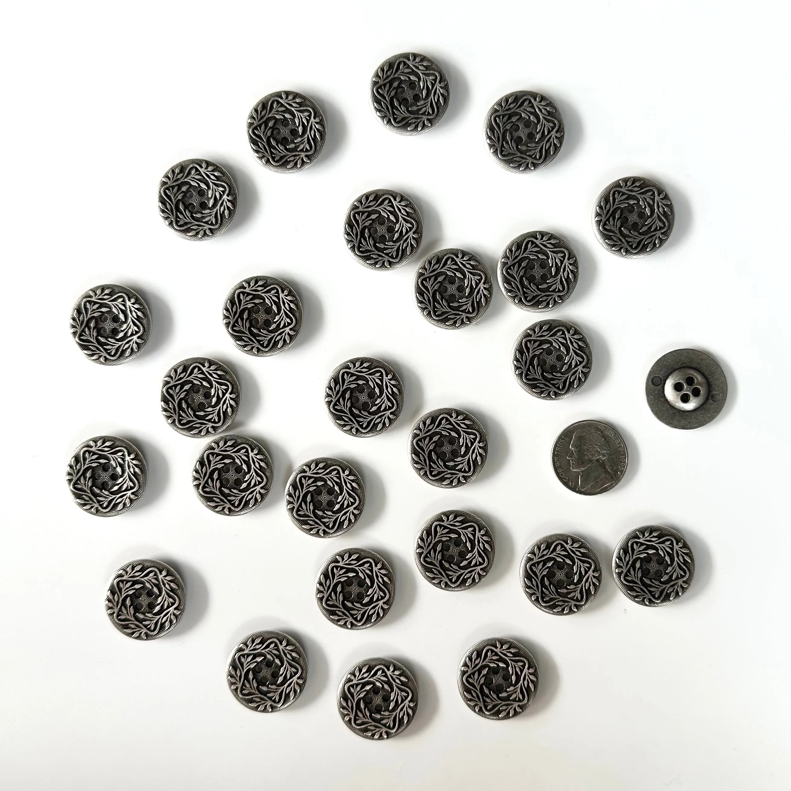 Metal Buttons 5/8 inch to 7/8 inch