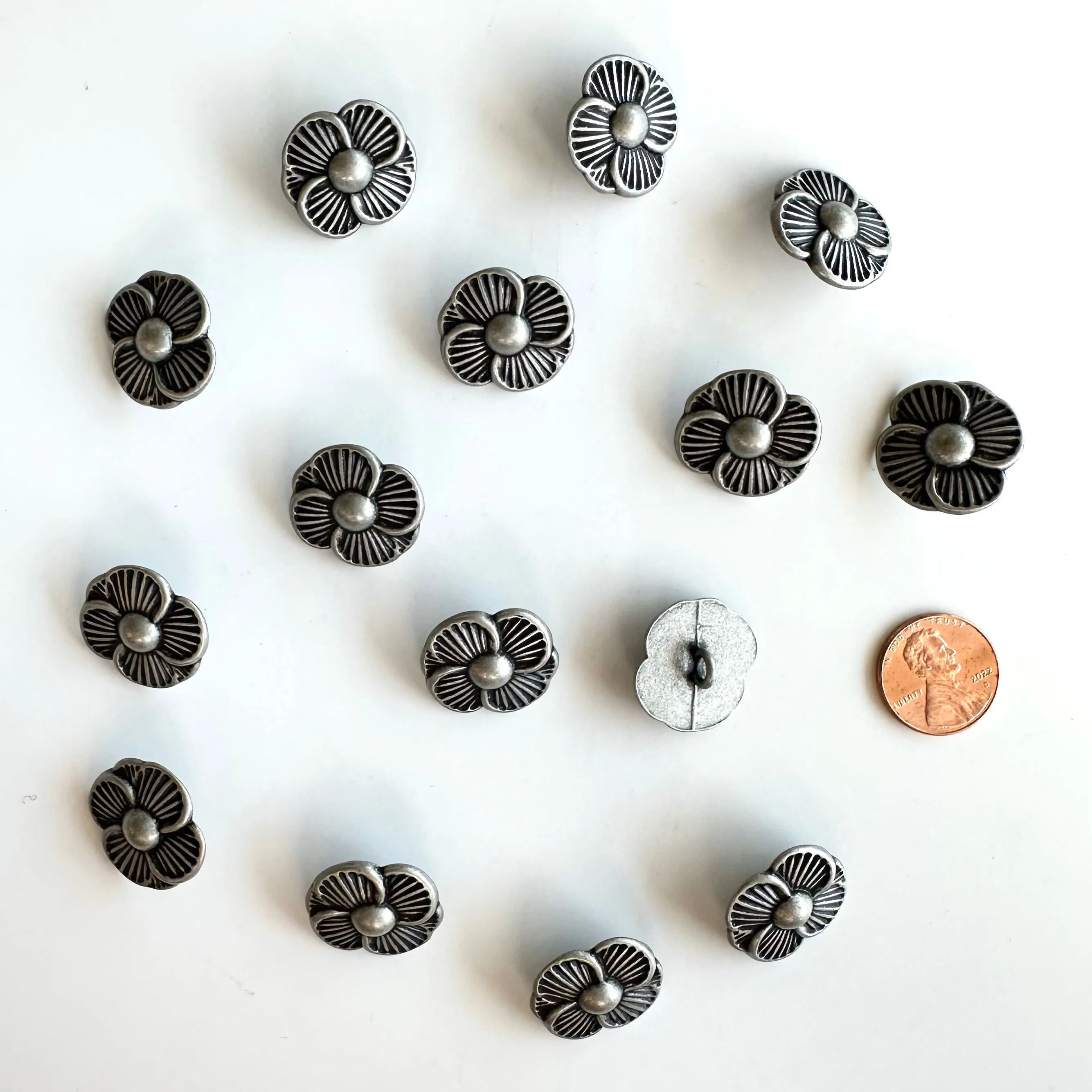 Metal Buttons 5/8 inch to 7/8 inch