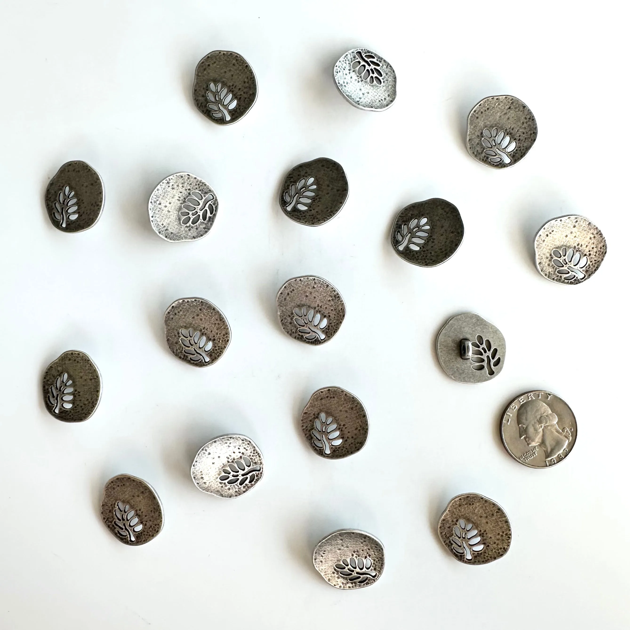 Metal Buttons 5/8 inch to 7/8 inch