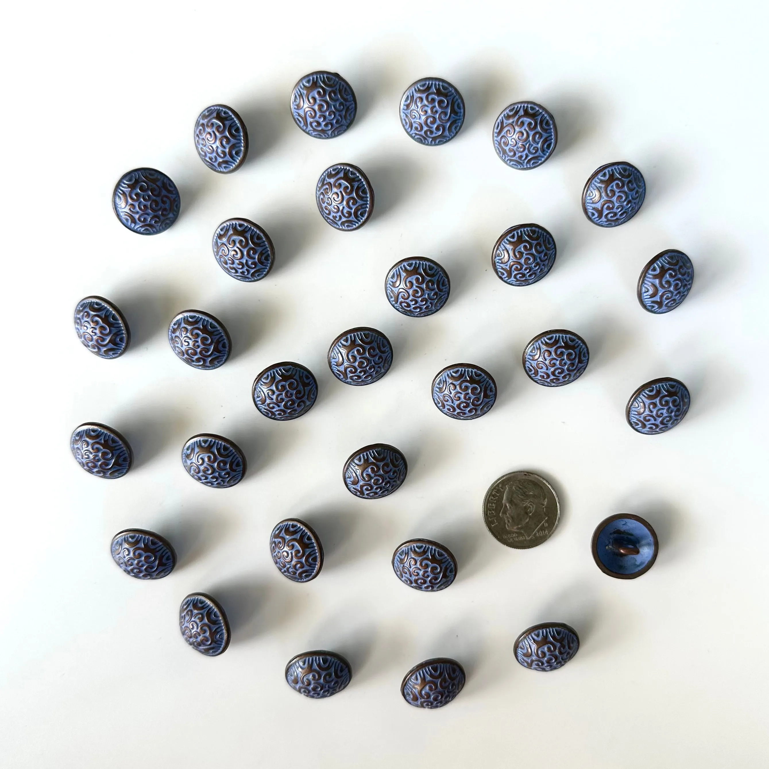 Metal Buttons 5/8 inch to 7/8 inch