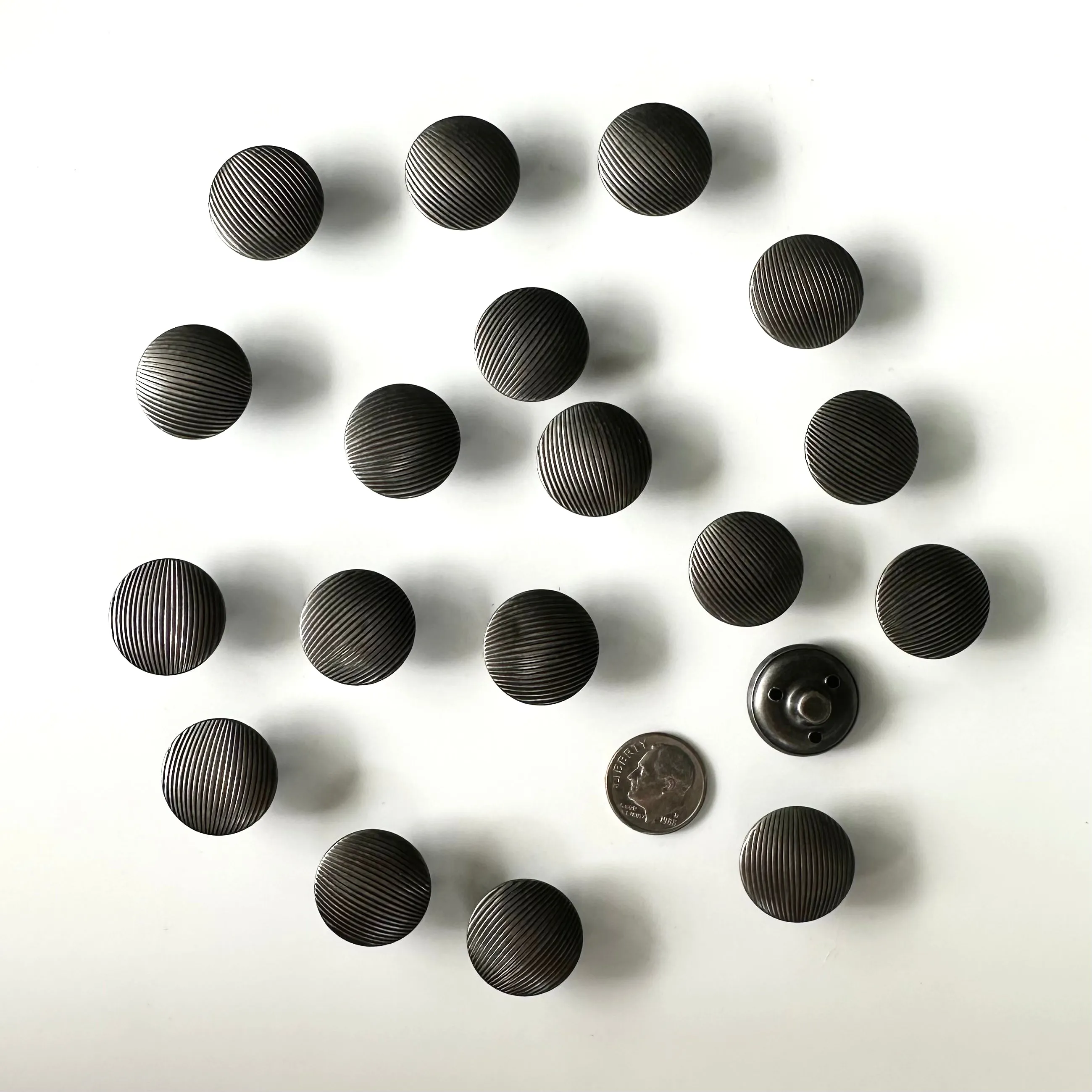 Metal Buttons 5/8 inch to 7/8 inch