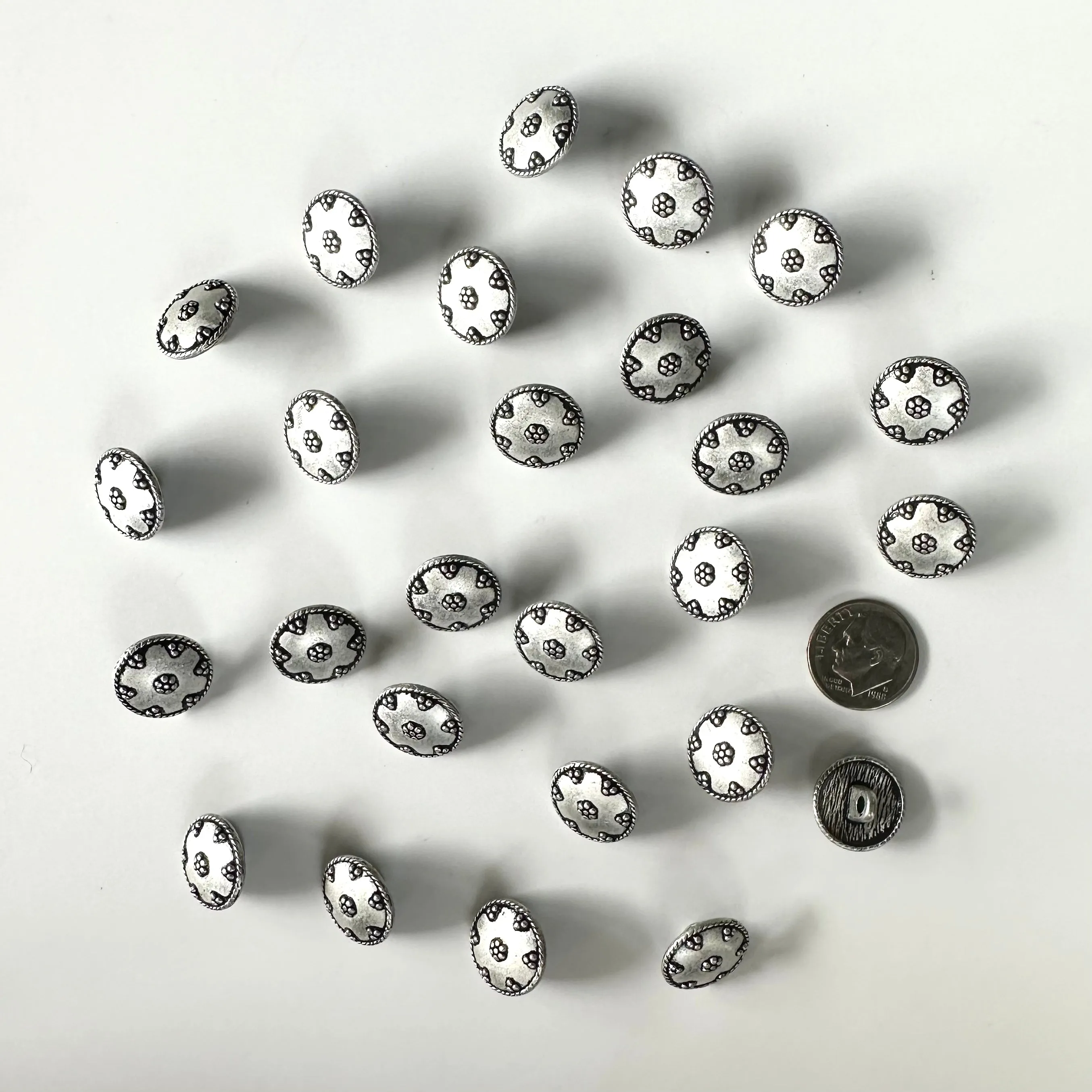 Metal Buttons 5/8 inch to 7/8 inch