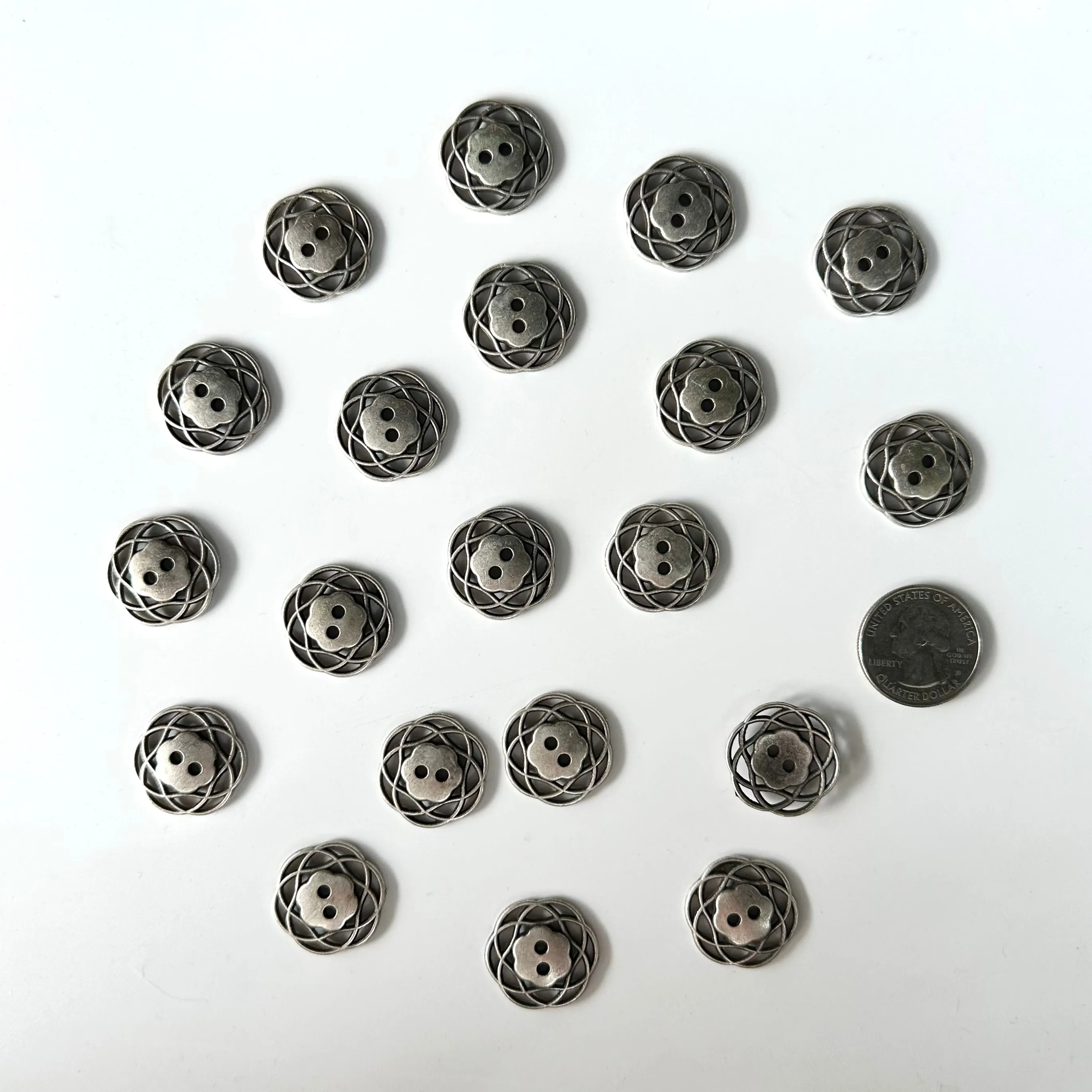 Metal Buttons 5/8 inch to 7/8 inch
