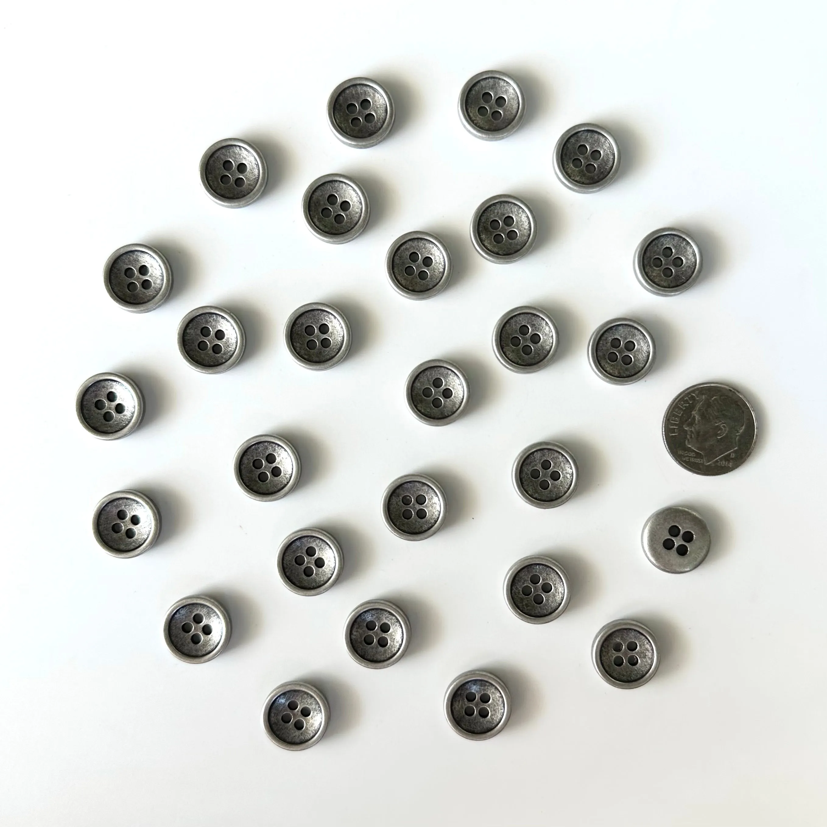 Metal Buttons under 5/8 inch