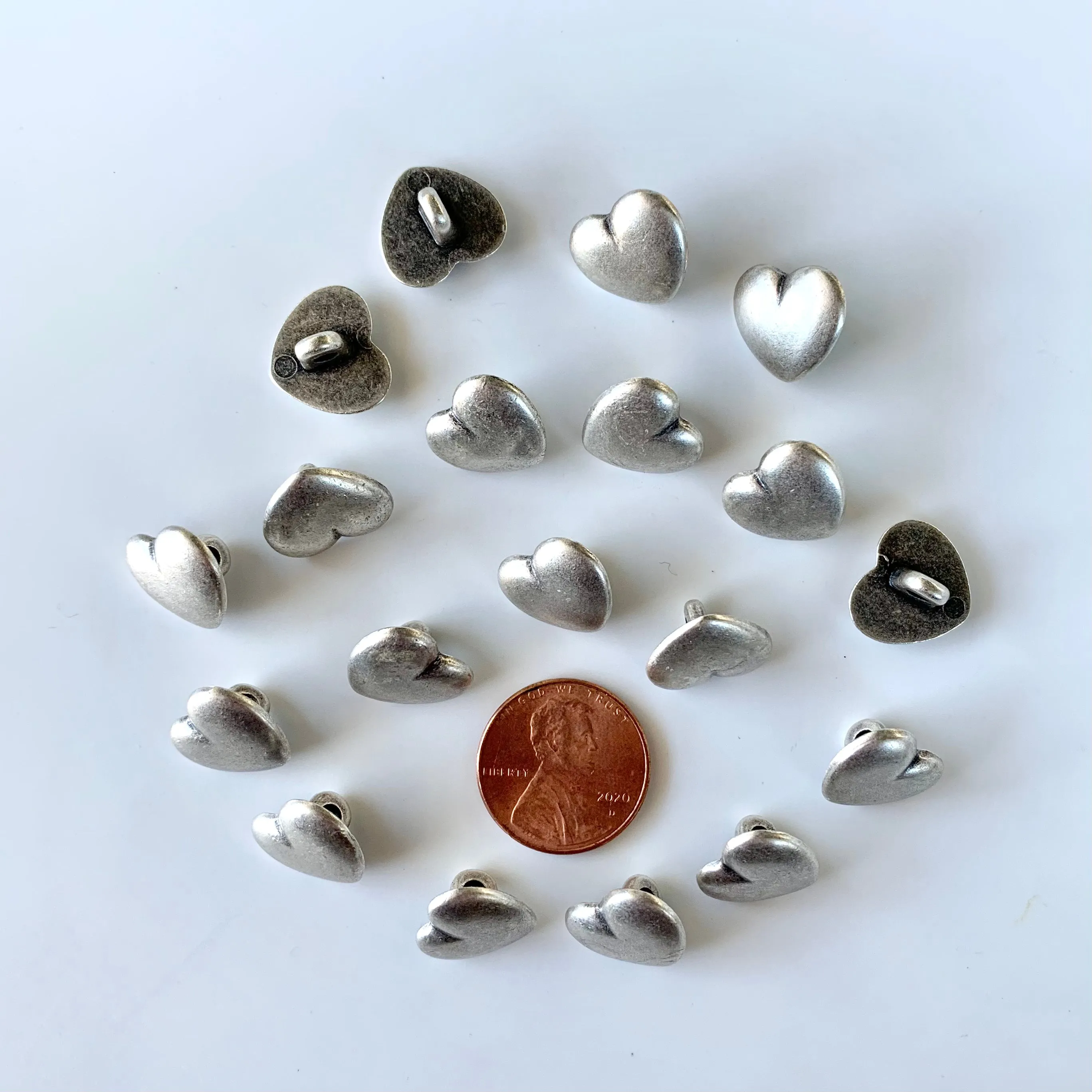 Metal Buttons under 5/8 inch