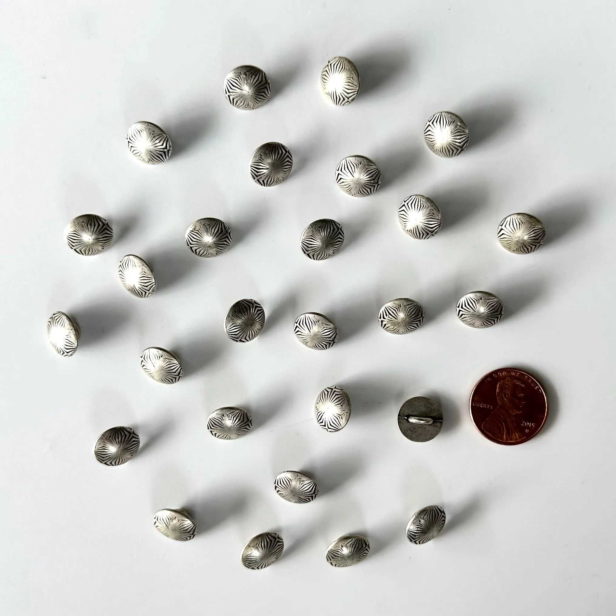 Metal Buttons under 5/8 inch