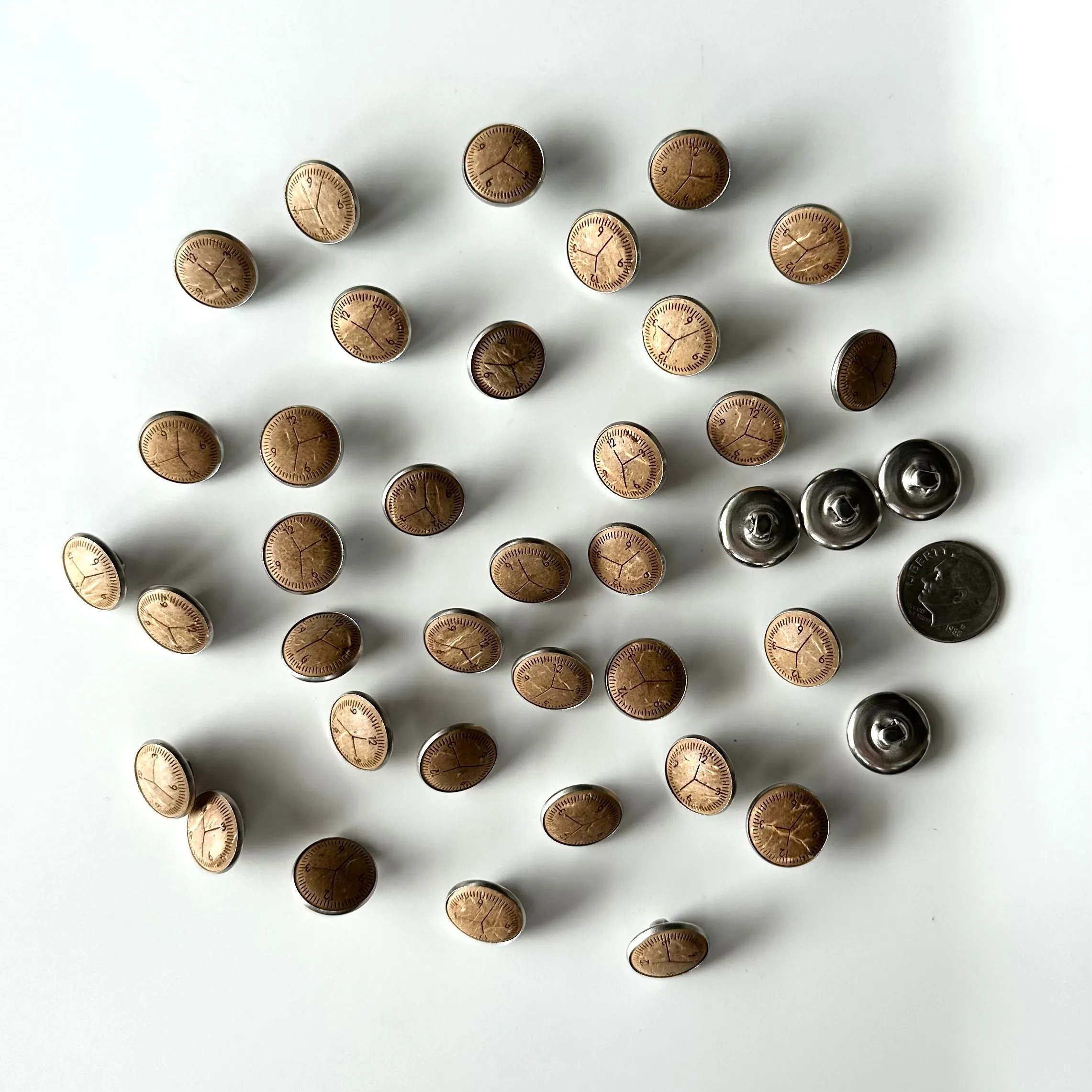 Metal Buttons under 5/8 inch