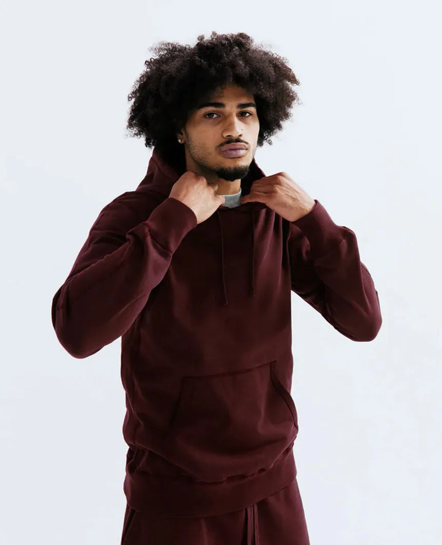 Midweight Terry Pullover Hoodie Crimson