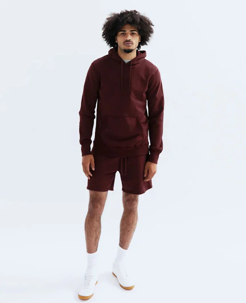 Midweight Terry Pullover Hoodie Crimson