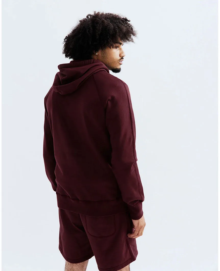 Midweight Terry Pullover Hoodie Crimson